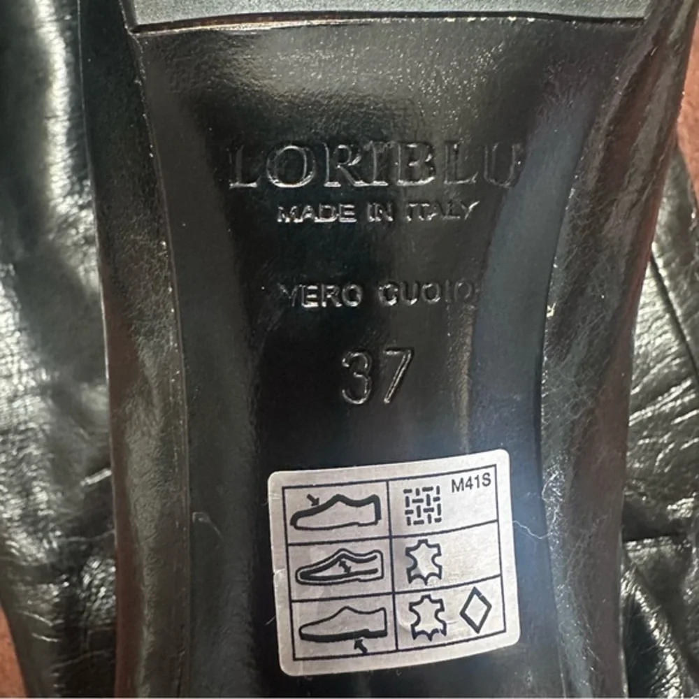 Loriblu Elegant Black Over the Knee stretch Stiletto Boots‎ Size 37/6.5 US